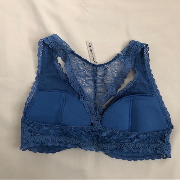 Out From Under Blue Racerback Bralette - Picture 3 of 3
